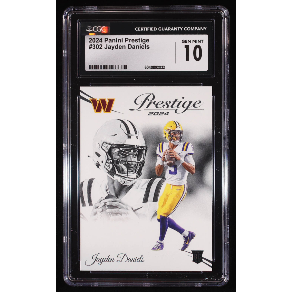 Jayden Daniels 2024 Prestige #302 RC (CGC 10) at PristineAuction.com