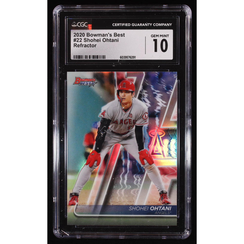 Shohei Ohtani 2020 Bowman's Best Refractors #22 (CGC 10) at PristineAuction.com