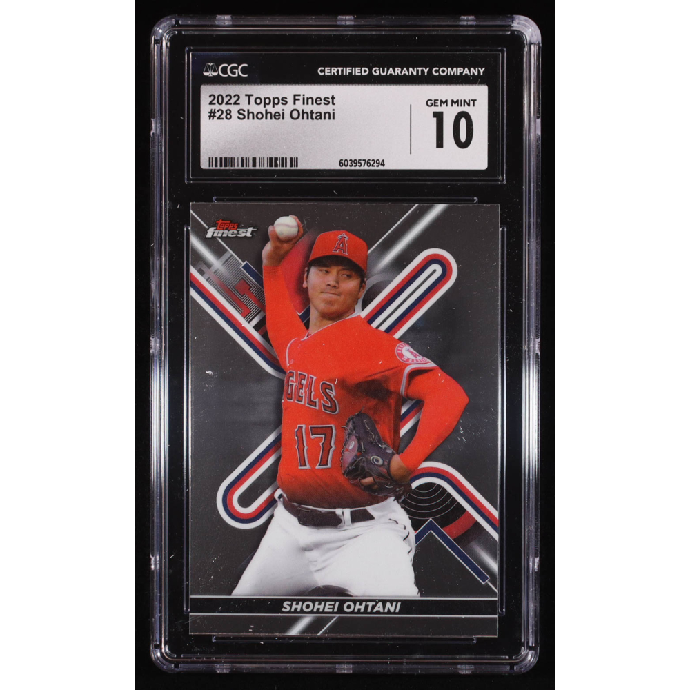 Shohei Ohtani 2022 Finest #28 (CGC 10) at PristineAuction.com