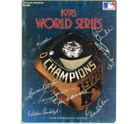1978 Yankees World Series Magazine Signed By (7) with Lou Piniella & Reggie Jackson (JSA) at PristineAuction.com