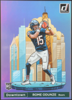 Rome Odunze 2024 Panini Donruss Football Oversized Downtown Jumbo #15 RC at PristineAuction.com