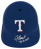 Jeff Burroughs Signed Rangers Full-Size Batting Helmet Inscribed "74 AL MVP" (Schwartz) at PristineAuction.com