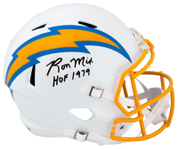 Ron Mix Signed Chargers Full-Size Speed Helmet Inscribed "HOF 1979" (Schwartz) at PristineAuction.com