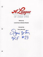 Lori Petty Signed "A League Of Their Own" Movie Script Cover Page Inscribed "Kit" (Schwartz) at PristineAuction.com