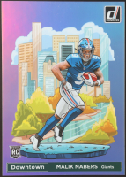 Malik Nabers 2024 Panini Donruss Football Oversized Downtown Jumbo #18 RC at PristineAuction.com