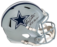 Danny White Signed Cowboys Full-Size Speed Helmet Inscribed "SB XII Champs" (Schwartz) at PristineAuction.com