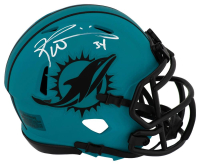 Ricky Williams Signed Dolphins Rave Alternate Speed Mini Helmet (Schwartz) at PristineAuction.com