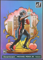 Michael Penix Jr. 2024 Panini Donruss Football Oversized Downtown Jumbo #14 RC at PristineAuction.com