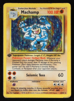 Machamp HOLO R 1999 Pokemon 1st Edition 2-Player Starter Set #8 at PristineAuction.com