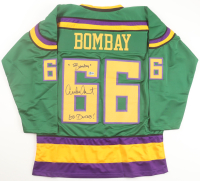 Emilio Estevez Signed "The Mighty Ducks" Jersey Inscribed "Bombay" & "Go Ducks!" (Beckett) at PristineAuction.com