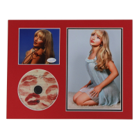 Sabrina Carpenter Signed "Short n' Sweet" 11x14 Custom Matted CD Insert Display (ACOA) at PristineAuction.com