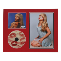 Sabrina Carpenter Signed "Short n' Sweet" 11x14 Custom Matted CD Insert Display (ACOA) at PristineAuction.com