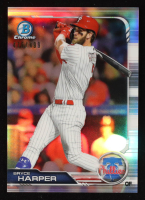 Bryce Harper 2019 Bowman Chrome Refractors #55 #476/499 at PristineAuction.com