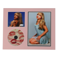 Sabrina Carpenter Signed "Short n' Sweet" 11x14 Custom Matted CD Insert Display (ACOA) at PristineAuction.com
