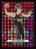 Nikola Jokic 2023-24 Panini Mosaic City Edition Mosaic Purple #287 #84/99 at PristineAuction.com