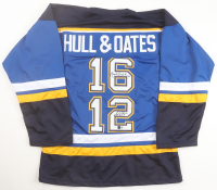 Brett Hull & Adam Oates Signed Jersey (Beckett) at PristineAuction.com