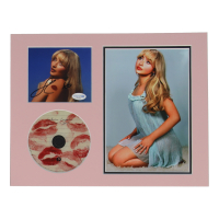 Sabrina Carpenter Signed "Short n' Sweet" 11x14 Custom Matted CD Insert Display (ACOA) at PristineAuction.com
