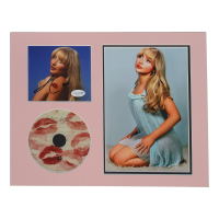 Sabrina Carpenter Signed "Short n' Sweet" 11x14 Custom Matted CD Insert Display (ACOA) at PristineAuction.com