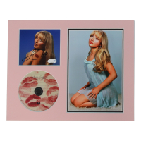 Sabrina Carpenter Signed "Short n' Sweet" 11x14 Custom Matted CD Insert Display (ACOA) at PristineAuction.com