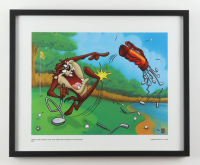 "Terrible Taz Golf" Looney Tunes LE Custom Framed 17x21 Giclee Print (Warner Bros.) at PristineAuction.com