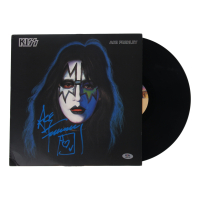 Ace Frehley Signed Vinyl Record Album with Hand-Drawn Sketch (PSA) at PristineAuction.com