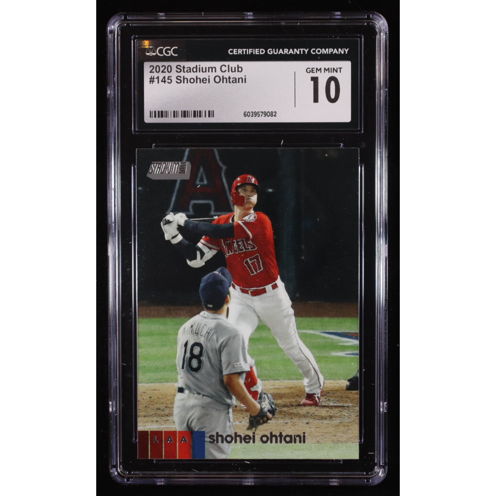 Shohei Ohtani 2020 Stadium Club #145 (CGC 10) at PristineAuction.com Shohei Ohtani 2020 Stadium Club #145 (CGC 10) at PristineAuction.com