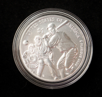 2022-P LE Negro Leagues Baseball Commemorative Proof Silver Dollar Coin at PristineAuction.com