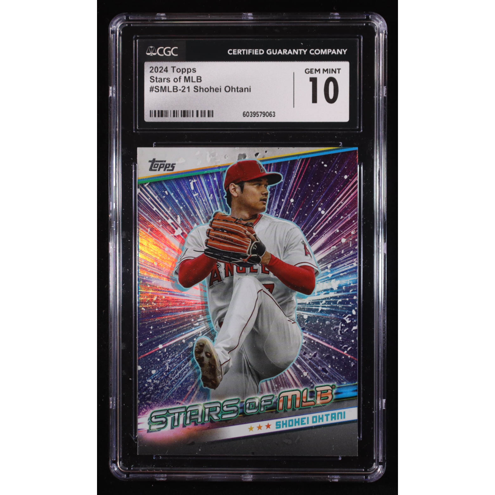 Shohei Ohtani 2024 Topps Stars of MLB #SMLB21 (CGC 10) at PristineAuction.com