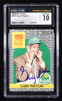 Gary Payton Signed 1990-91 Hoops #391 RC (CGC 10) at PristineAuction.com