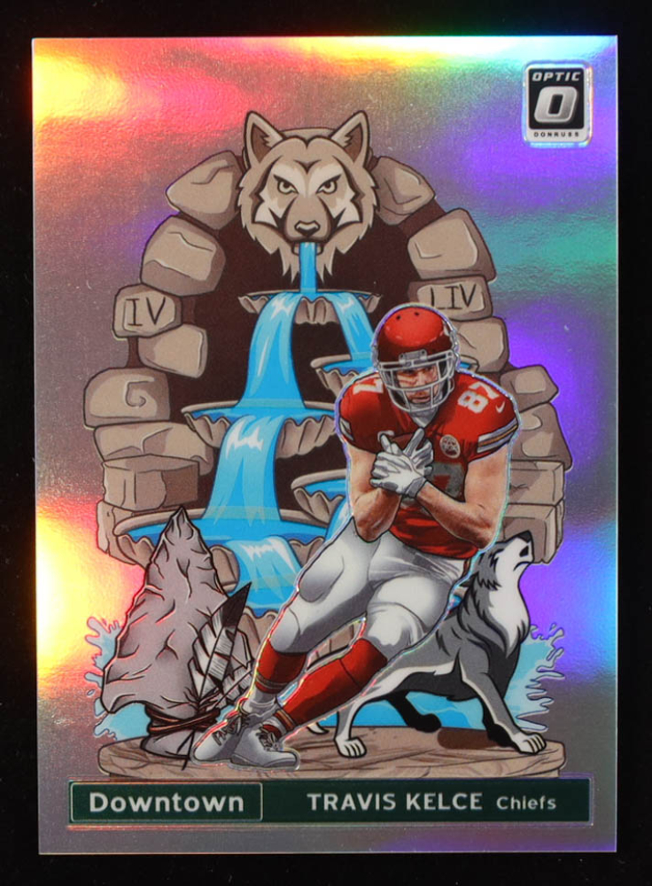 Travis Kelce 2020 Donruss Optic Downtown #10
