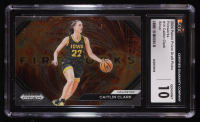 Caitlin Clark 2024-25 Panini Prizm Draft Picks Fireworks Prizms Silver #15 RC (CGC 10) at PristineAuction.com
