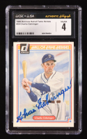 Charlie Gehringer Signed 1983 Donruss Hall of Fame Heroes #28 (CGC 4) at PristineAuction.com
