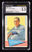 Lew Fonseca Signed 1961 Fleer #27 (CGC 5.5) at PristineAuction.com