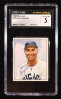 Hank Majeski Signed 1950 Bowman #92 (CGC 5) at PristineAuction.com