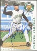 Miguel Cabrera Signed 2001 Kane County Cougars Trading Card (JSA) at PristineAuction.com