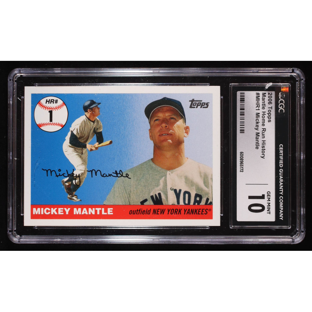 Mickey Mantle 2006 Topps Mantle Home Run History #MHR1 (CGC 10) at PristineAuction.com