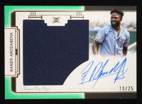 Randy Arozarena 2024 Topps Definitive Collection Autograph Relics Green #ARCRAR #10/25 at PristineAuction.com