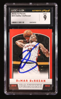 DeMar DeRozan Signed 2012-13 Panini #45 (CGC 9) at PristineAuction.com