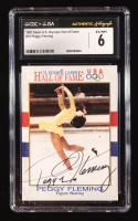 Peggy Fleming Signed 1991 Impel US Olympic Hall of Fame #16 (CGC 6) at PristineAuction.com