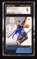 Tim Hardaway Jr. Signed 2014-15 Panini Prestige #23 (CGC 9) at PristineAuction.com