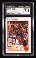 Joe Dumars Signed 1991-92 Hoops #60 (CGC 7.5) at PristineAuction.com