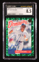 Juan Gonzalez Signed 1993 Donruss Elite Dominators #11 (CGC 8.5) at PristineAuction.com