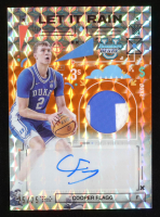 Cooper Flagg 2024-25 Bowman's Best University Let It Rain Relic Autographs Orange Geometric Refractors #LRRACF #25/25 at PristineAuction.com