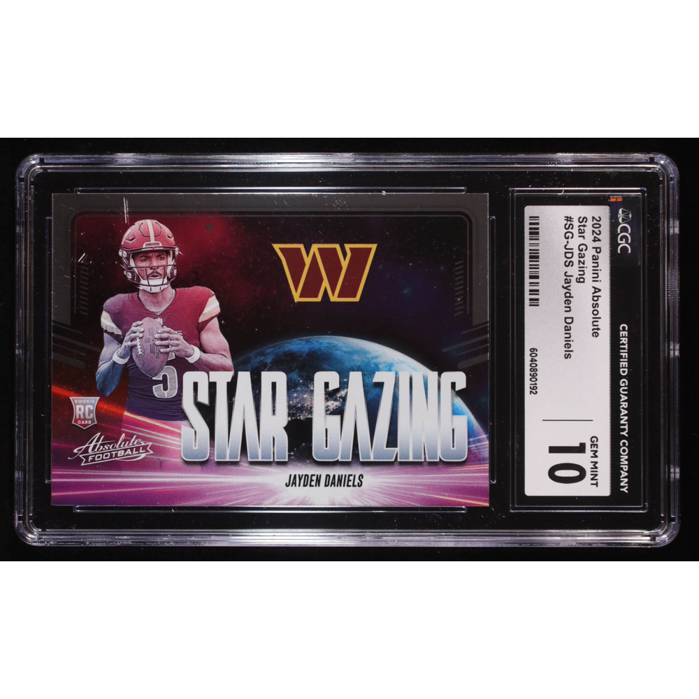Jayden Daniels 2024 Absolute Star Gazing #SGJDS RC (CGC 10) at PristineAuction.com