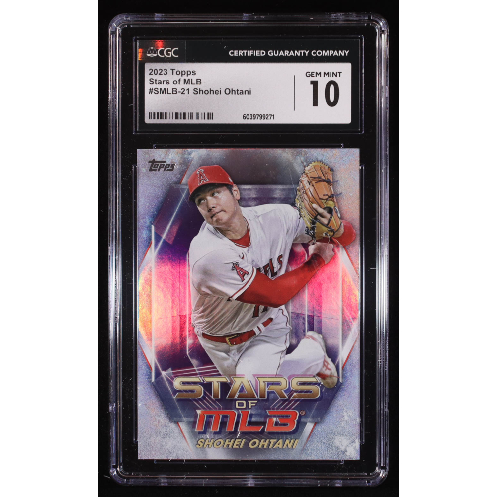 Shohei Ohtani 2023 Topps Stars of MLB #SMLB21 (CGC 10) at PristineAuction.com