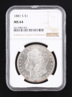 1881-S Morgan Silver Dollar (NGC MS64) at PristineAuction.com