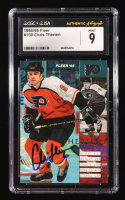 Chris Therien Signed 1994-95 Fleer #159 (CGC 9) at PristineAuction.com