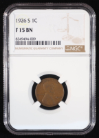 1926-S Lincoln Wheat 1c (NGC F15 BN) at PristineAuction.com
