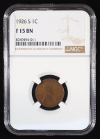 1926-S Lincoln Wheat 1c (NGC F15 BN) at PristineAuction.com