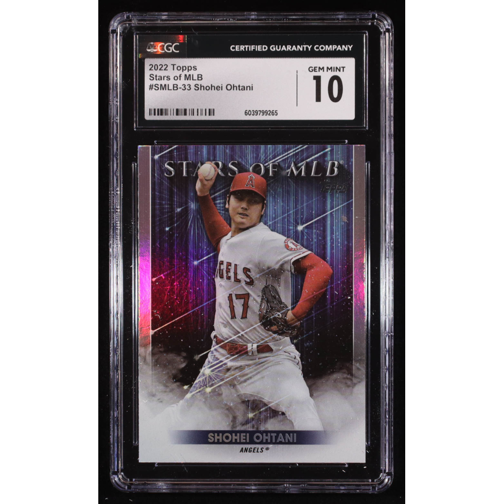 Shohei Ohtani 2022 Topps Stars of MLB #SMLB33 (CGC 10) at PristineAuction.com